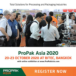 Informa Markets guarantees ProPak Asia 2020 is coming 'new normal' style aimimg to boost the adoption of technology in processing and packaging against rising concern of safety