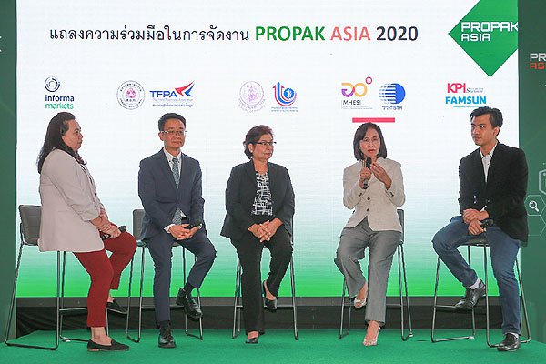 Government sector, private sector, and business organizations altogether encourage businesses to adopt technology, develop value-added products and understand consumer behavior in the new normal. They are now ready to organize ProPak Asia 2020 that visitors can discover digital and sustainable solutions and innovation as well as join a global business matching, ProPak Asia